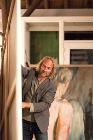 Hendrik in atelier